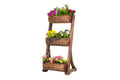 Vertikales Hochbeet 62 x 47 x 117 cm - Tanne