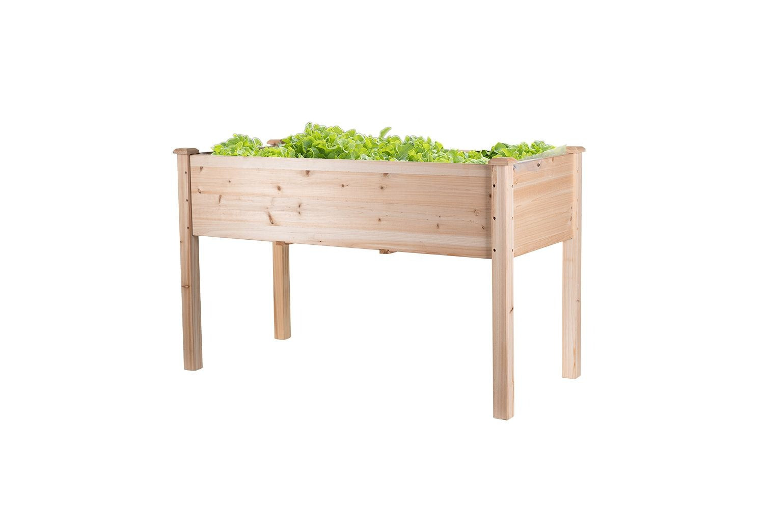 Hochbeet XL 125 x 59 x 76 cm - Naturholz