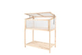Hochbeet 49 x 90 x 95 / 103 cm - Naturholz