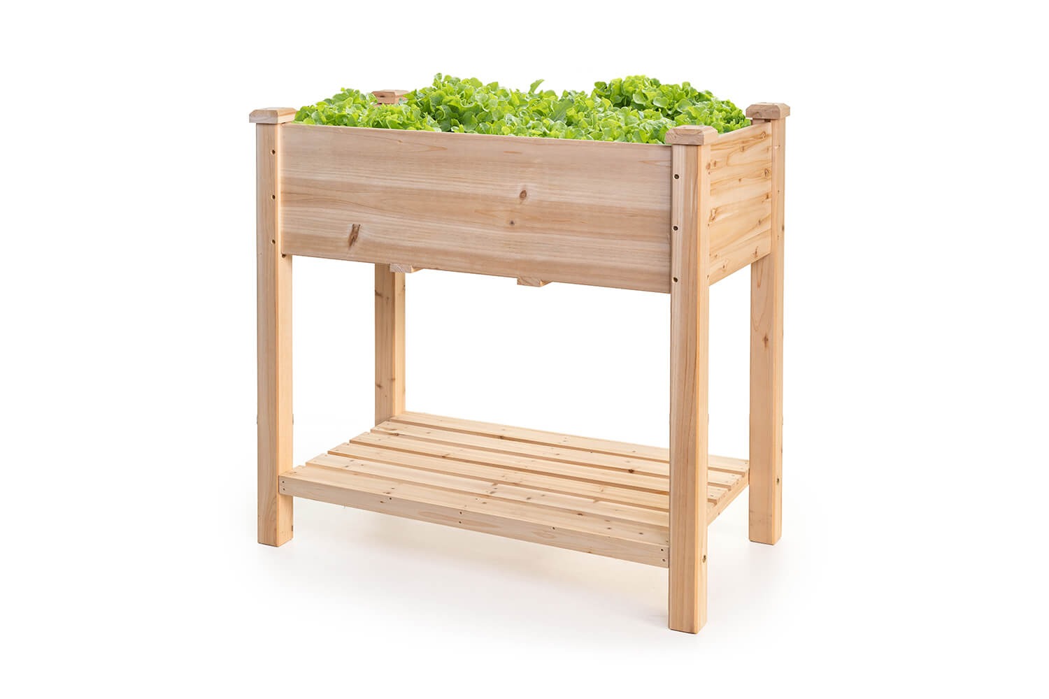 Hochbeet 85 x 45 x 86 cm - Naturholz